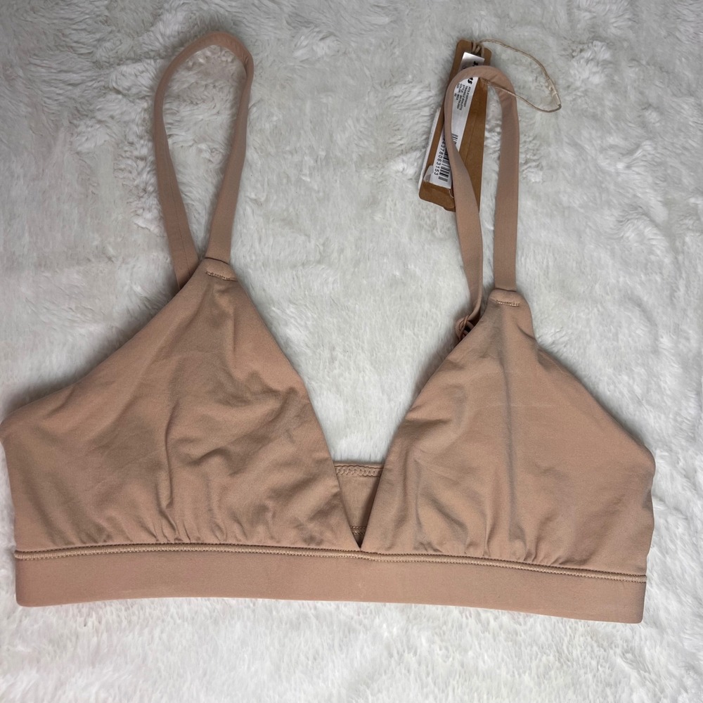 SKIMS Women's Fits Everybody Triangle Bralette Mica Size XS NWT